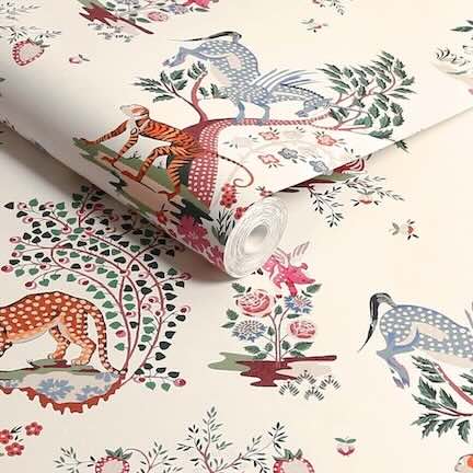 Designer Bedroom Wallpaper Collection - cath kidston animal wallpaper roll