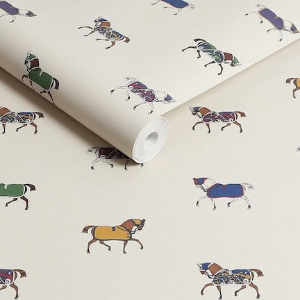 Cream Dogs horses and animal wallpaper collection