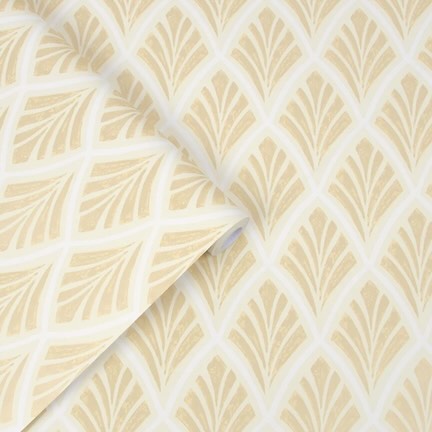 Gold geometric wallpaper from the Hallway Wallpaper Collection – click to view geometric hallway wallpapers