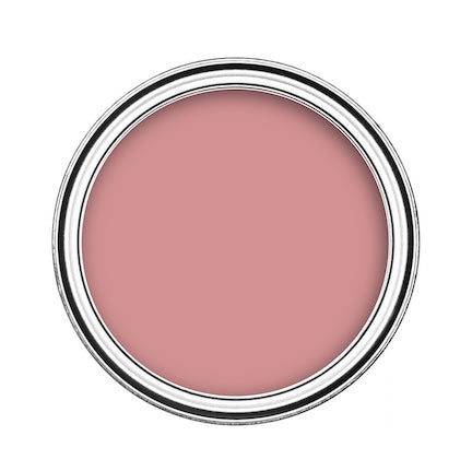 Shop Pink emulsion paint for walls & ceilings - Birds eye view of pink emulsion paint in tin