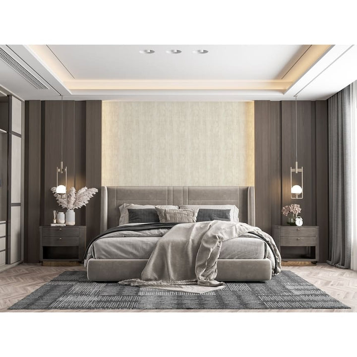 Arthouse Luxe Timber Ivory Wallpaper