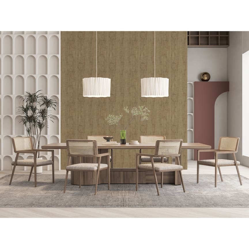 Arthouse Luxe Timber Gold Wallpaper