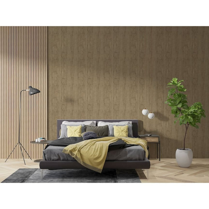 Arthouse Luxe Timber Gold Wallpaper