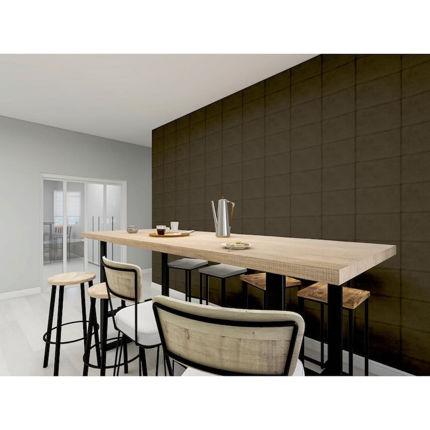 Arthouse Urban Block Espresso Wallpaper