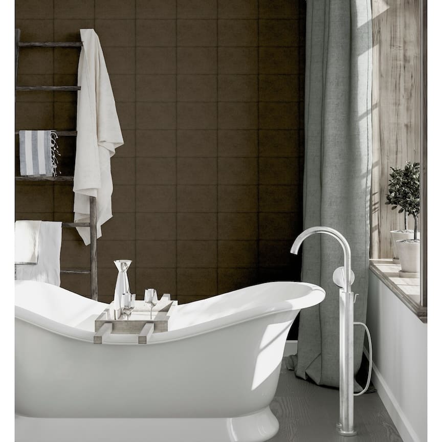Arthouse Urban Block Espresso Wallpaper