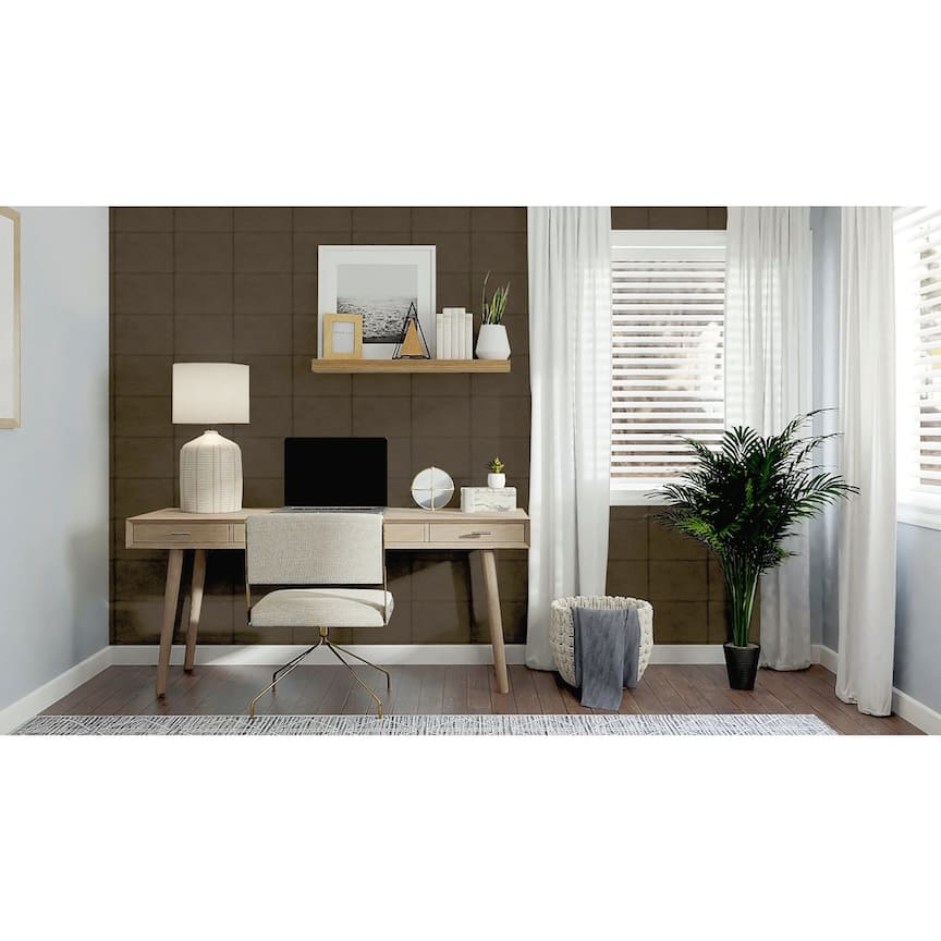 Arthouse Urban Block Espresso Wallpaper