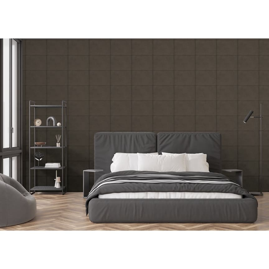Arthouse Urban Block Espresso Wallpaper