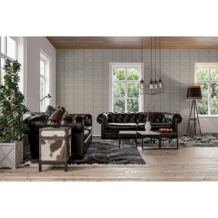 Arthouse Urban Block Champagne Wallpaper