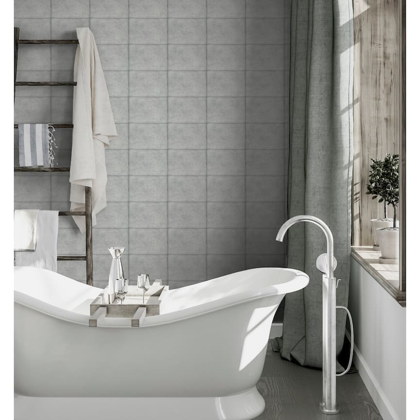 Arthouse Urban Block Grey Wallpaper