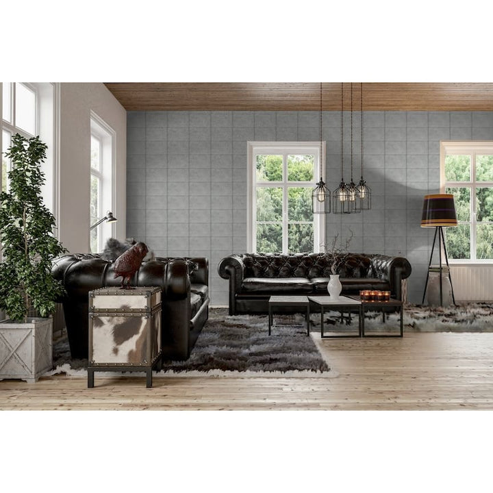 Arthouse Urban Block Grey Wallpaper