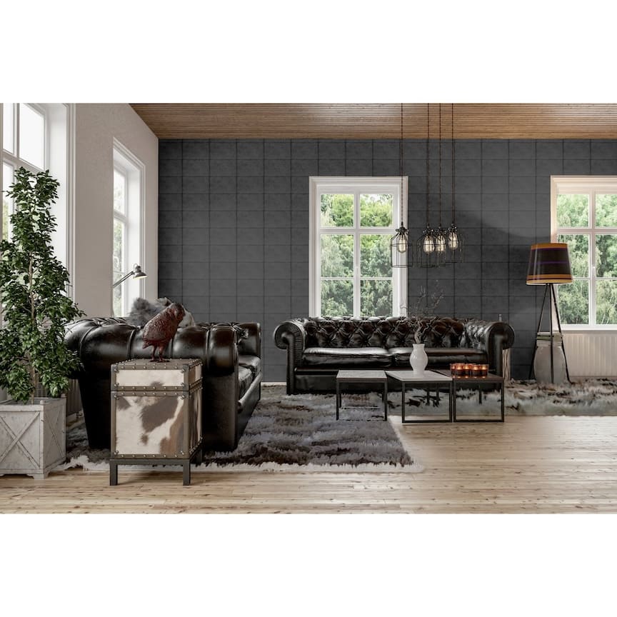 Arthouse Urban Block Slate Wallpaper