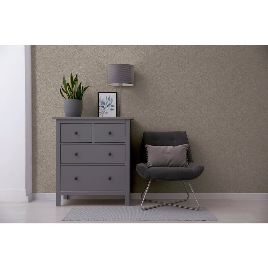 Arthouse Textured Marble Cappuccino / Gold Wallpaper