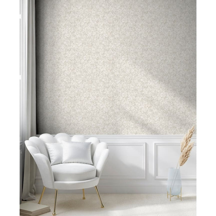 Arthouse Textured Marble Ivory / Champagne Wallpaper