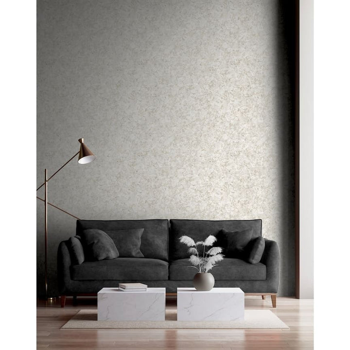Arthouse Textured Marble Ivory / Champagne Wallpaper
