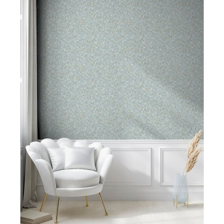 Arthouse Textured Marble Soft Blue / Gold Wallpaper