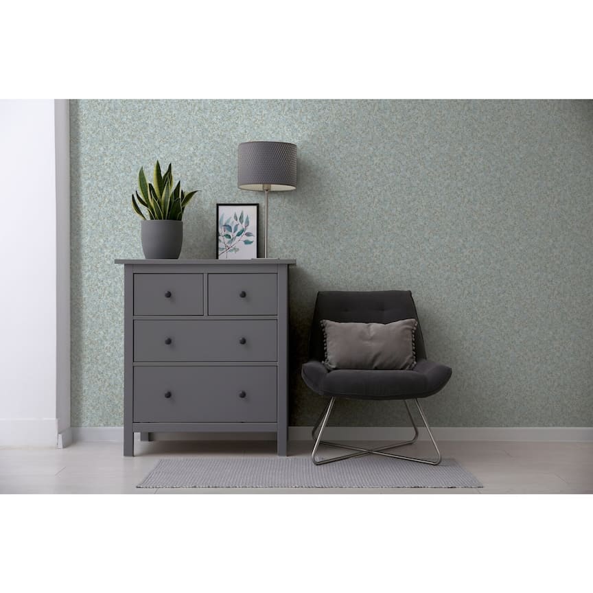 Arthouse Textured Marble Soft Blue / Gold Wallpaper