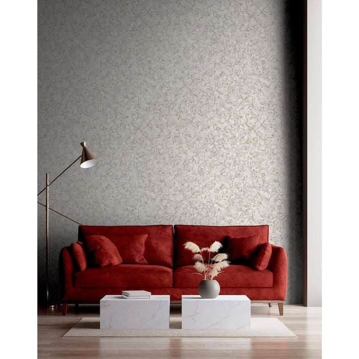 Arthouse Textured Marble Grey / Gold Wallpaper