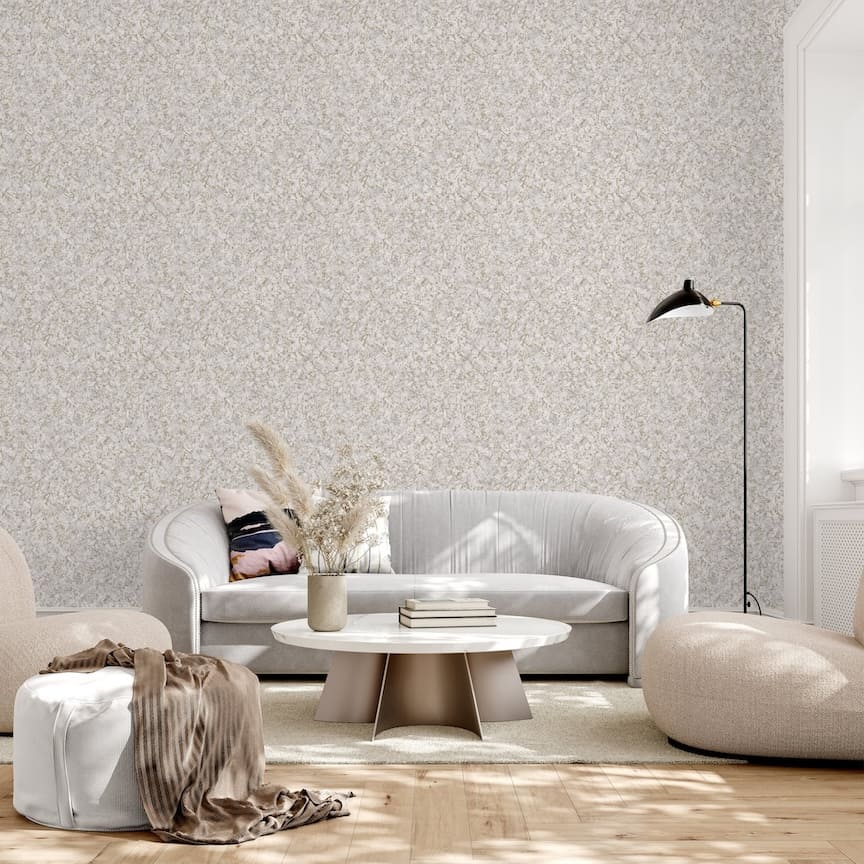 Arthouse Textured Marble Grey / Gold Wallpaper