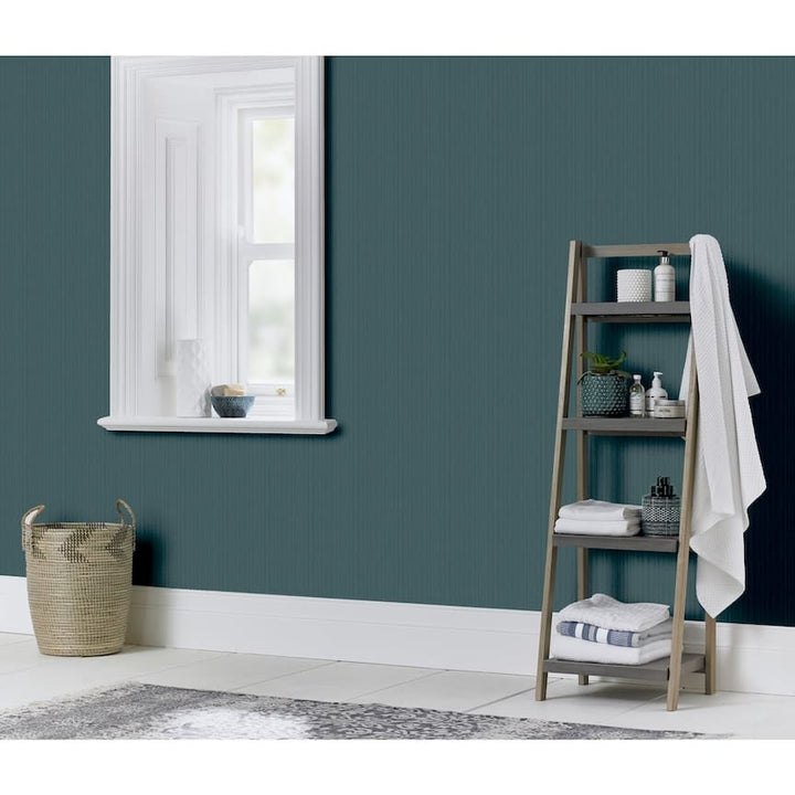 Arthouse Silk Cascade Navy Wallpaper