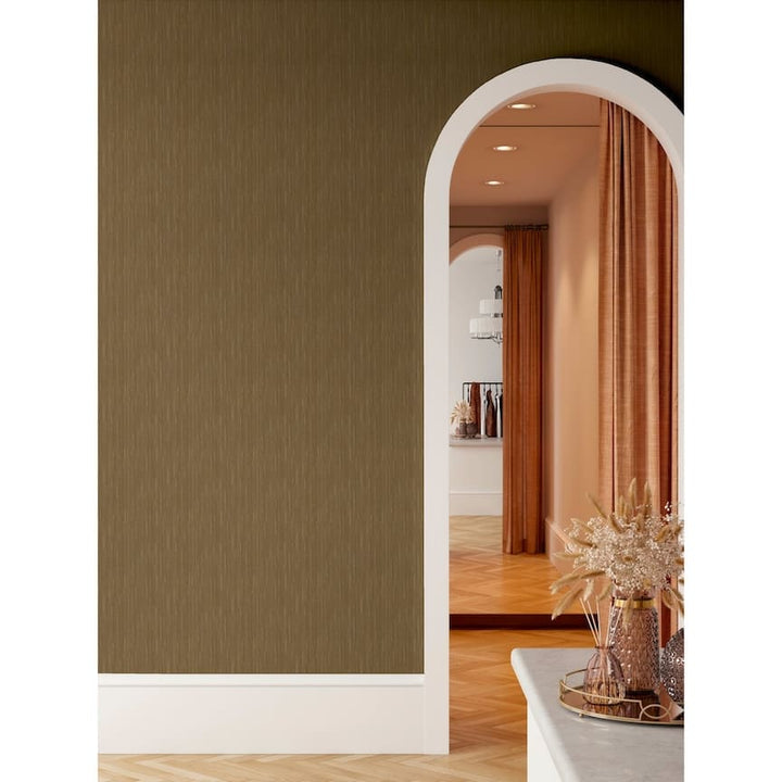 Arthouse Silk Cascade Antique Gold Wallpaper