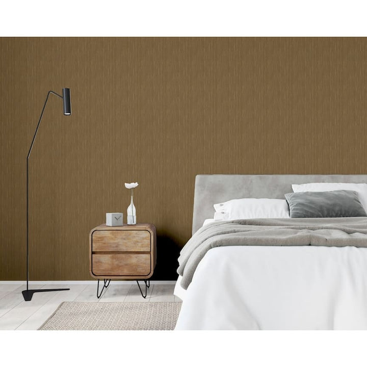 Arthouse Silk Cascade Antique Gold Wallpaper