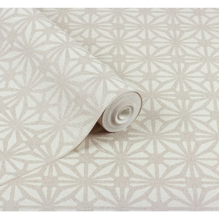 Arthouse Moorish Mosaic Warm Grey/Silver Wallpaper