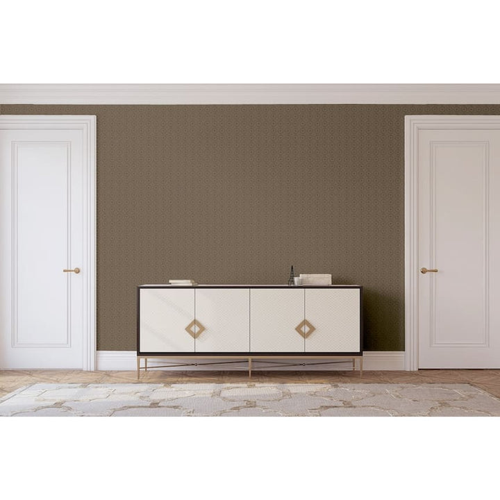 Arthouse Symmetrical Chic Stone and Gold Wallpaper