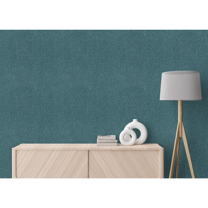 Arthouse Urban Weave Deep Teal Wallpaper