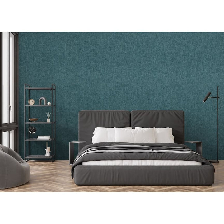Arthouse Urban Weave Deep Teal Wallpaper