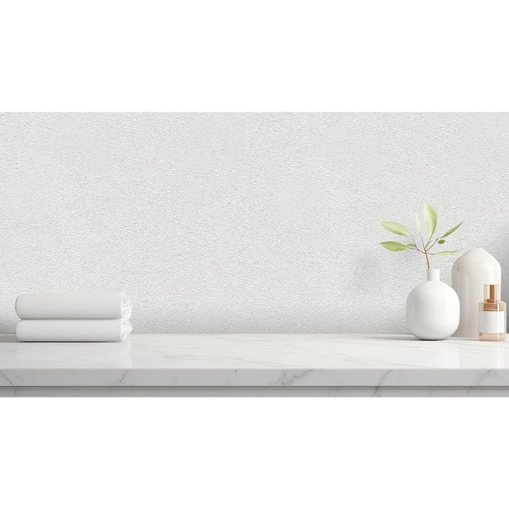 Arthouse Crushed Crystal White Wallpaper