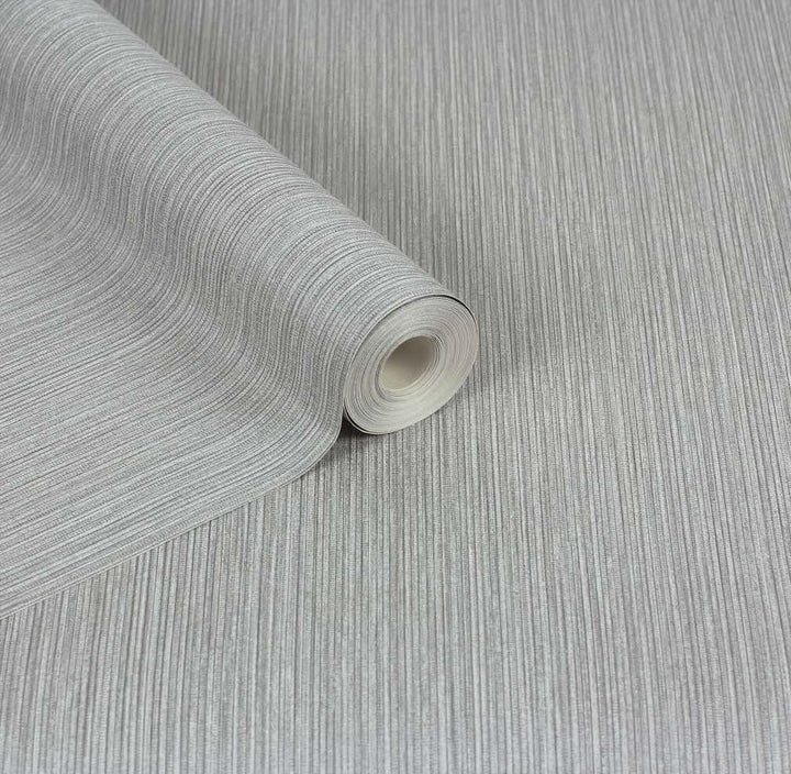 Arthouse Japandi Grasscloth Grey Wallpaper