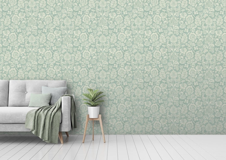 Arthouse Heritage Trail Sage Wallpaper