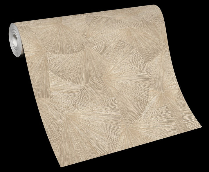 Erismann Asian Fan Textured Metallic Wallpaper