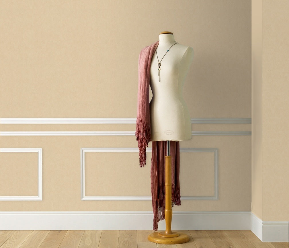 Erismann Versailles Vertical Linen Gold Wallpaper