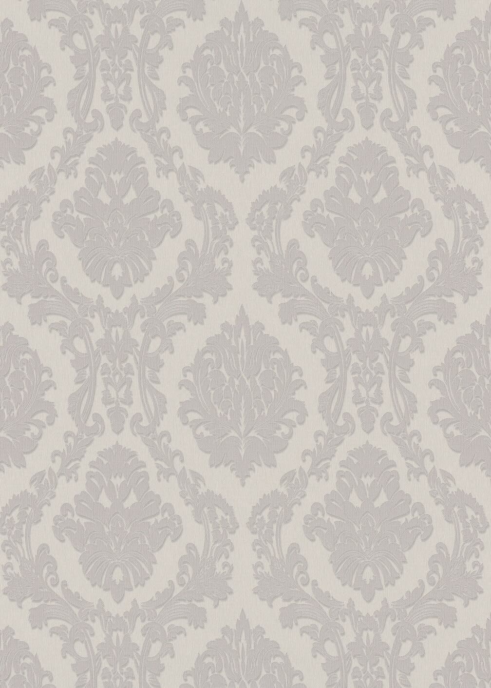 Erismann Versailles Carre Grey Wallpaper
