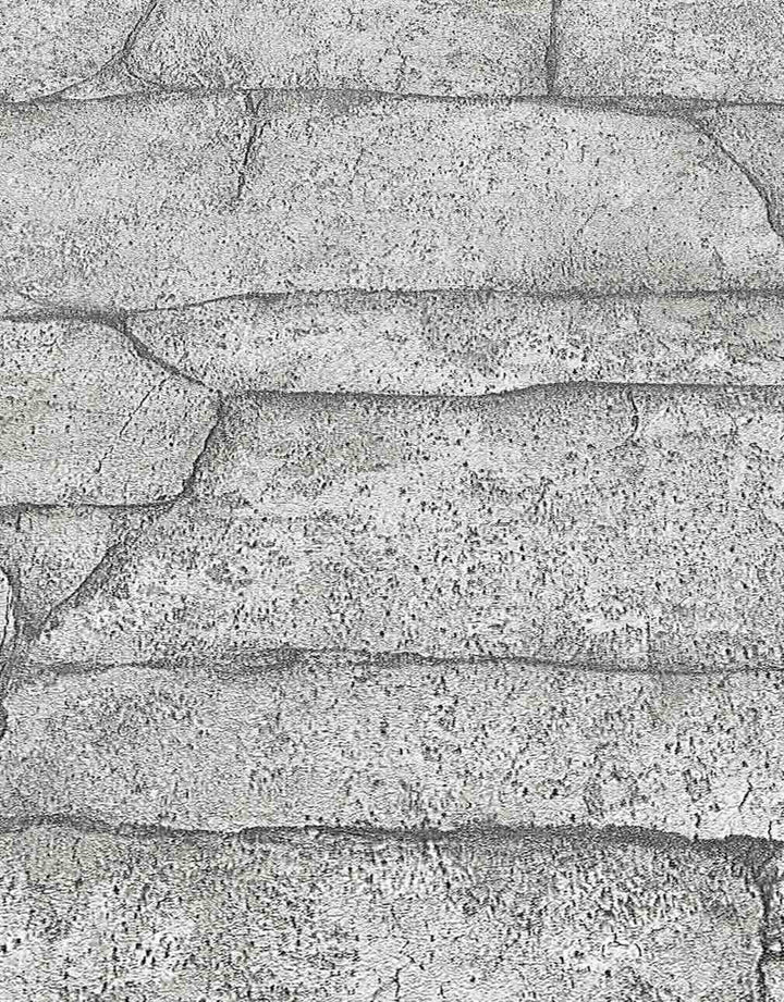 Erismann Grey / Cream Mineral Textured Stone Wallpaper