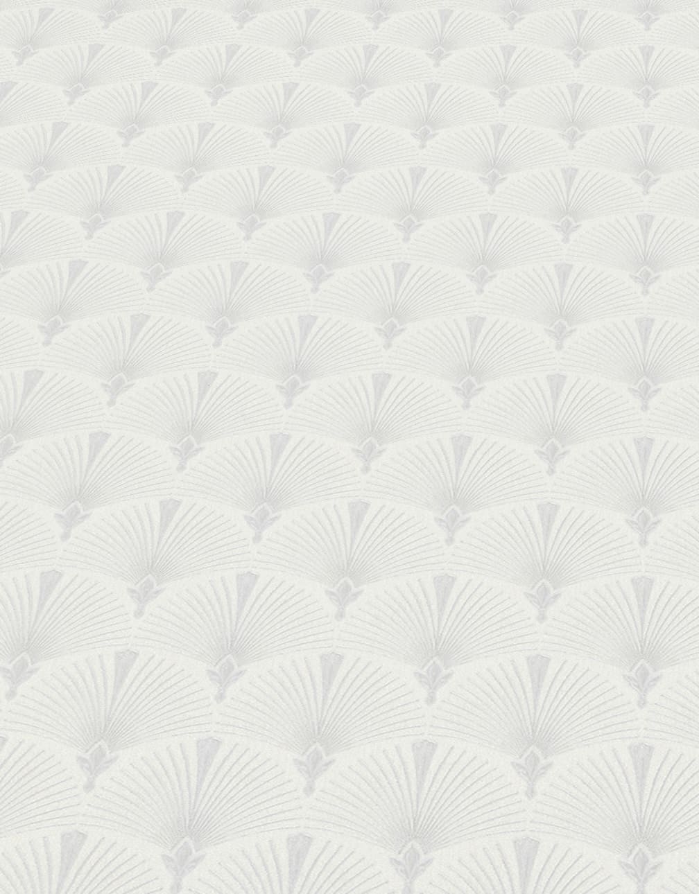 Erismann Versailles Arch Fan Art Deco Silver/Grey Wallpaper