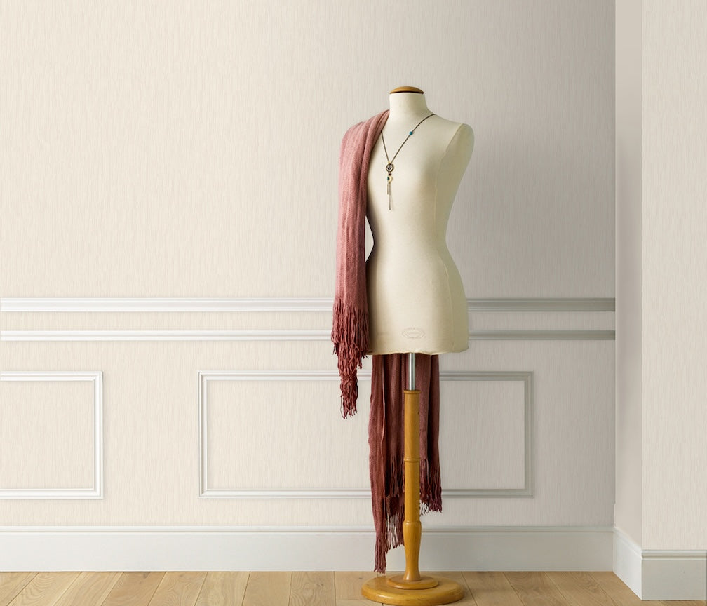 Erismann Versailles Rose Luxe Fabric Wallpaper