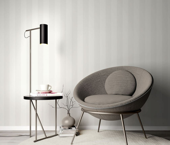 Erismann Melissa Striped White Non‑Woven Wallpaper