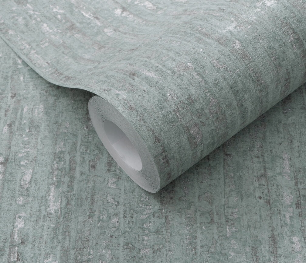 Erismann Shadow Veil Teal Wallpaper