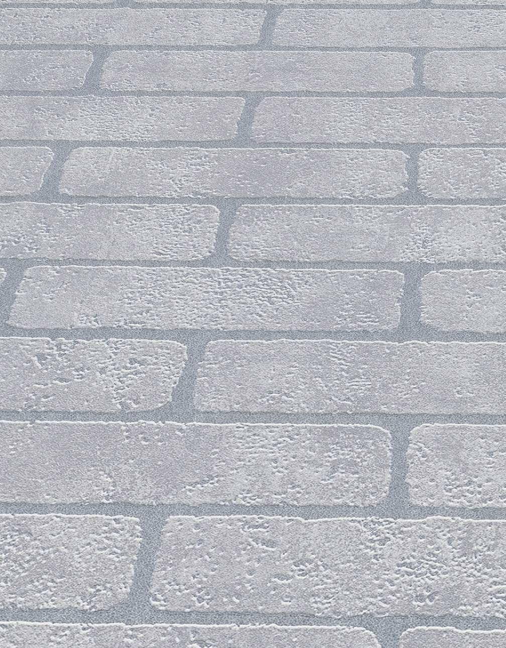 Erismann Grey Brick Non-Woven Wallpaper