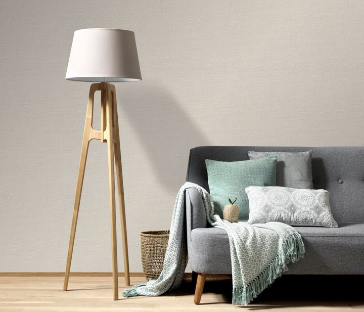 Erismann Opus Plain Cream Non‑Woven Wallpaper