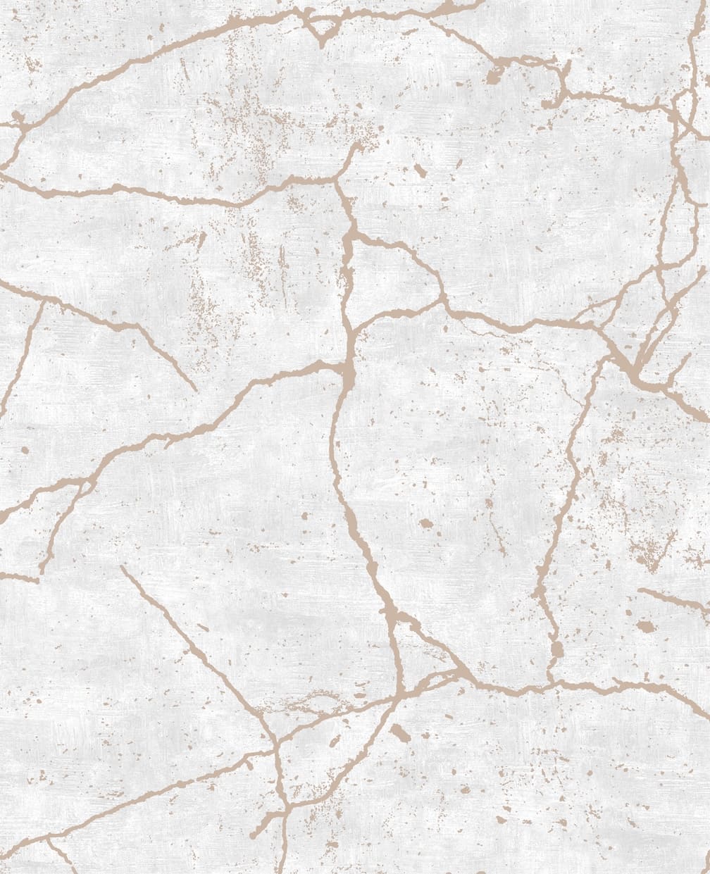 Kintsugi Rose Gold Textured Wallpaper