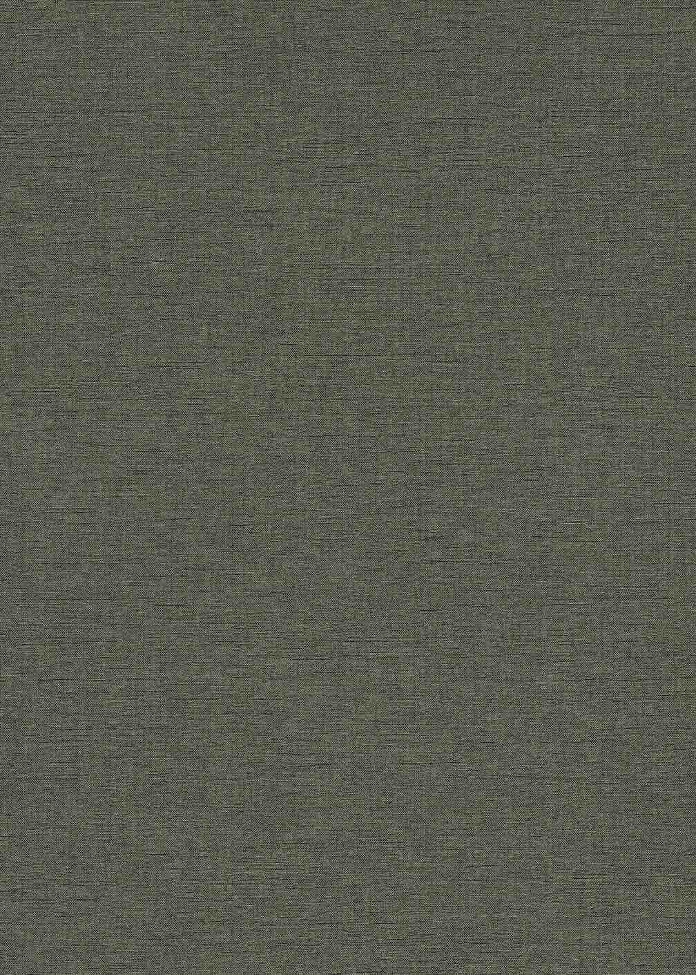 Erismann Serenity Linen Texture Deep Forest Green Wallpaper