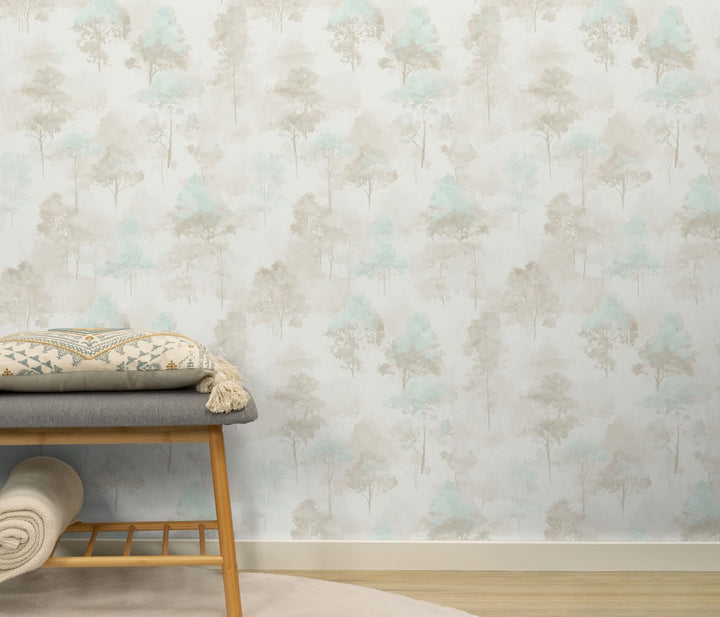 Erismann Forest Dreams Woodland Tree Beige Wallpaper
