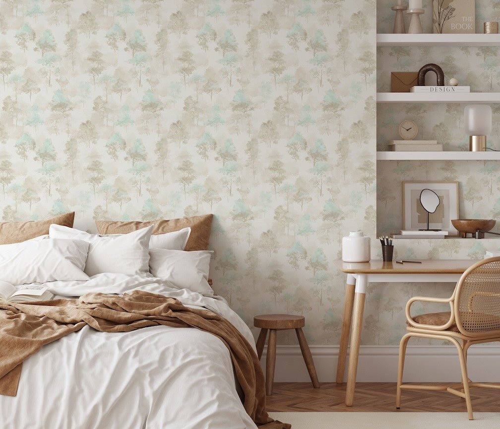 Erismann Forest Dreams Woodland Tree Beige Wallpaper