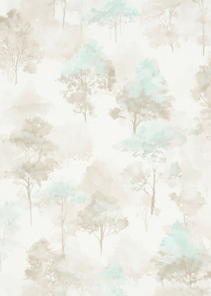 Erismann Forest Dreams Woodland Tree Beige Wallpaper