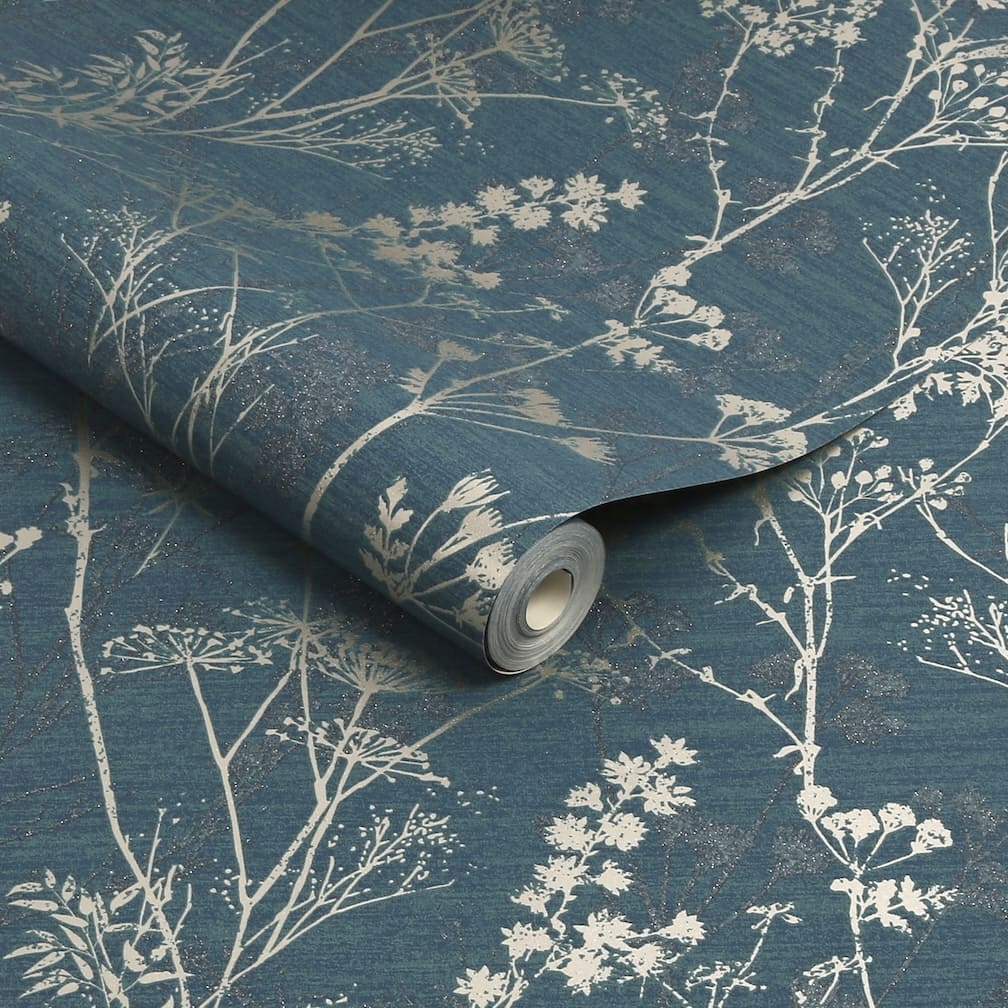 Superfresco Hedegrow Teal Wallpaper