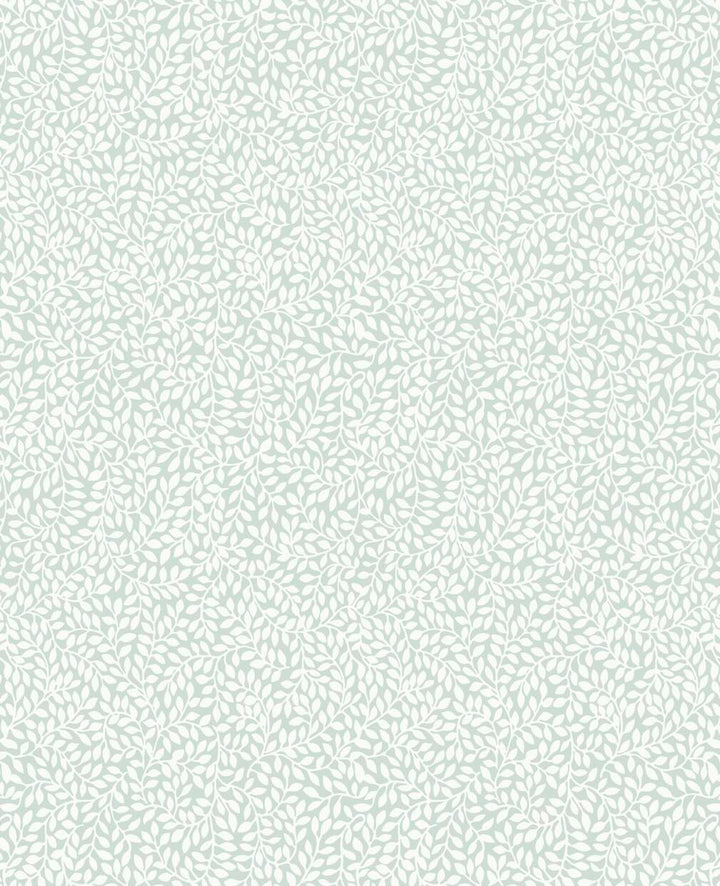 Laura Ashley Little Vines Duck Egg Wallpaper