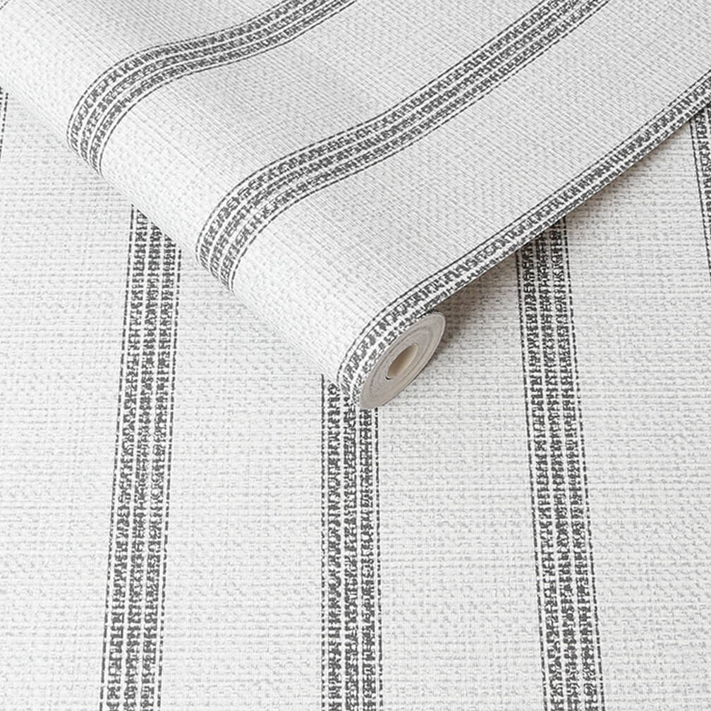 Superfresco Stripe Flat White Wallpaper